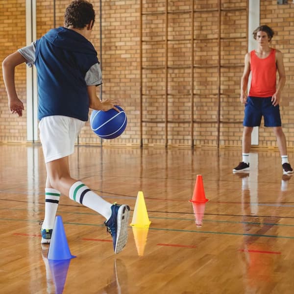 12-pack koner, trafikkoner för sport, fotboll, barn, hundar,