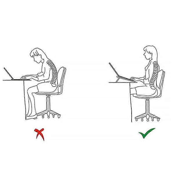 Moderne Laptop Stand Studier Arbejde Varmeafledning Laptop Stand Med Justerbar Multi Graders Design Sort