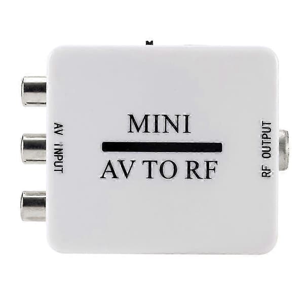 AV til RF-konverter med RF 67,25 MHz 61,25 MHz frekvens for TV VHS DVD