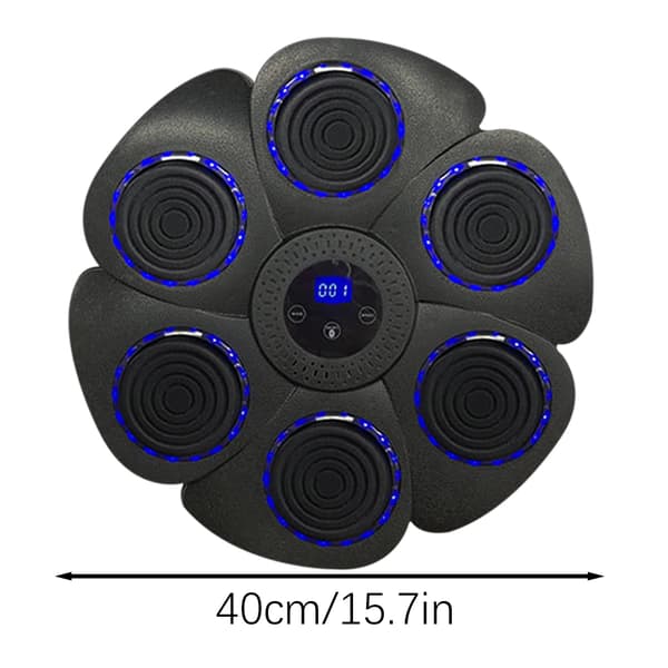 Smart Musik Boksemaskine Vægmontering Bluetooth Kompatibel Træningsudstyr Med Boksehandsker Sort Black Black Wind Car Model