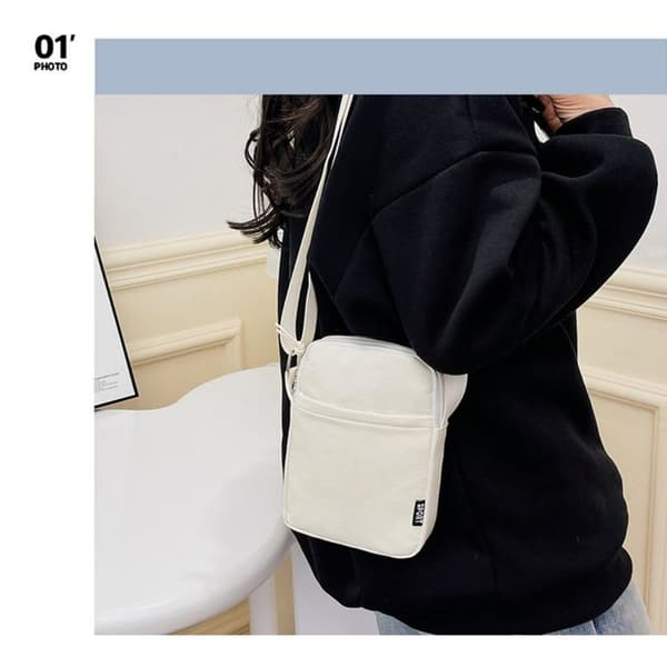 Läderfodral för mobiltelefon, Messenger-plånbok, skyddande mobiltelefonfodral White