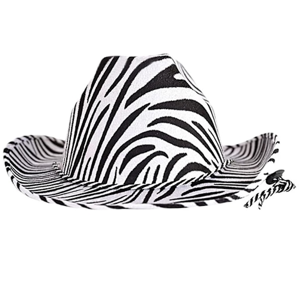 Cowboyhatt Unisex Sommar Solhatt Western Cowgirl Hatt Med Djur Tiger hat