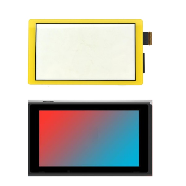 Reparationsdel för Lite-konsol LCD-skärm för pekskärmsbyte Yellow