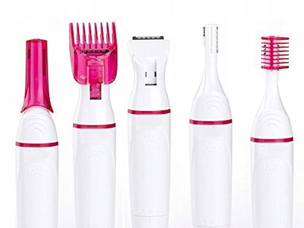 3i1 Epilator / Rakapparat för Ansikte och kropp White Vit