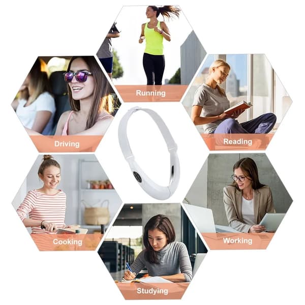 Face Lifter V-Line Up Face Lifting Belt Face Slimming Vibration Massager LED Display