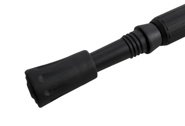 Gåstave / Vandrestave med forskellige gummispidser Black Svart