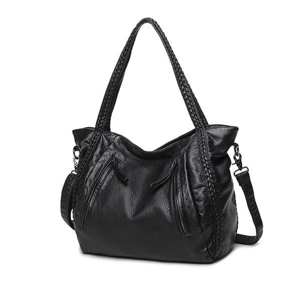1 stk. dame blød PU lædertaske håndtasker dame crossbody tasker til kvinder skuldertasker