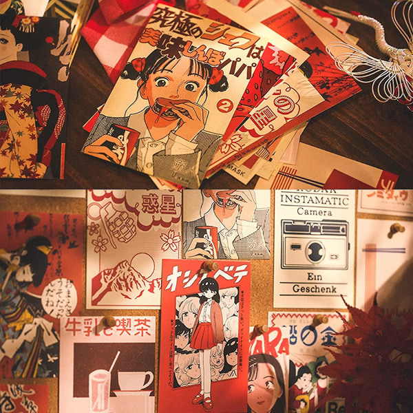 30 vykort, japanskt animerat vykort, animerat vykort, vintage