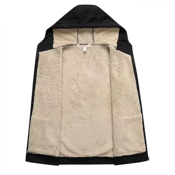 Hættetrøjer til kvinder Vinter Fleece Sweatshirt - Fuld lynlås Tyk Sherpa Foret
