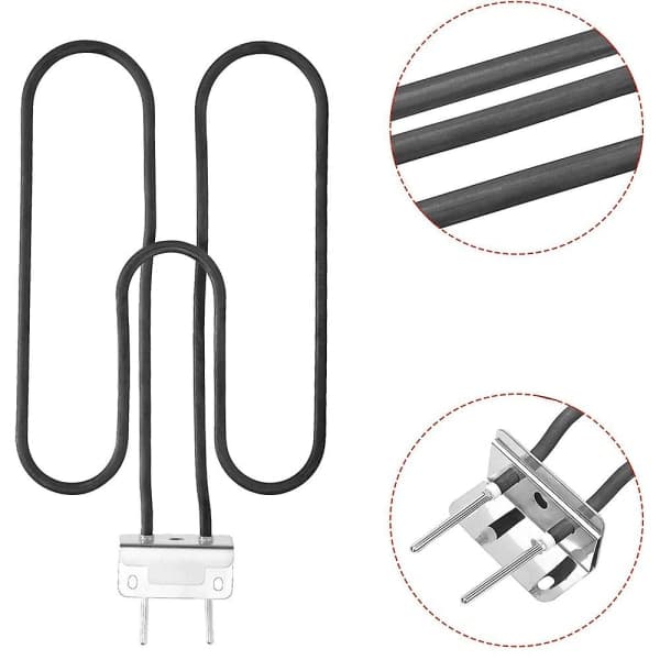 Grillvarmer for Weber Elgrill 66631 / 65621 Varmeelement (230v 2200w) Q140 / Q1400 Eu（CA)