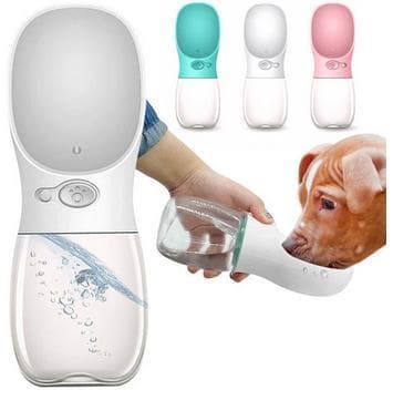 Vandflaske til Hund / Hundeflaske 350ml - Grøn Green Grön