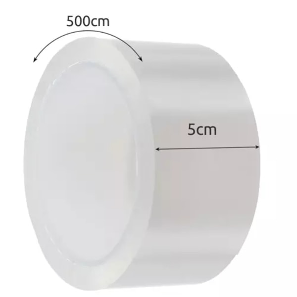Skyddstejp / Skyddsplast - 50mm x 5m Transparent Transparent