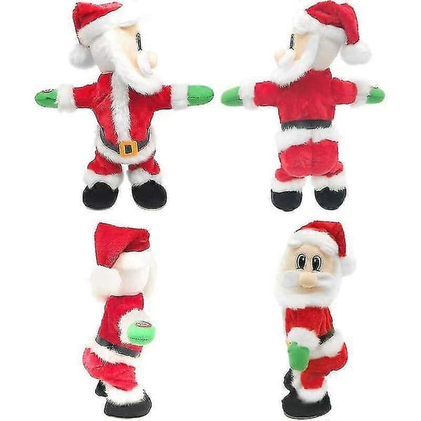 Twerking Tomte - [engelsk låt] Svingande Höft Elektrisk Leksak, Sjunger Och Dansar, Svingande Höft Tomtefigur Julgåva (jul db