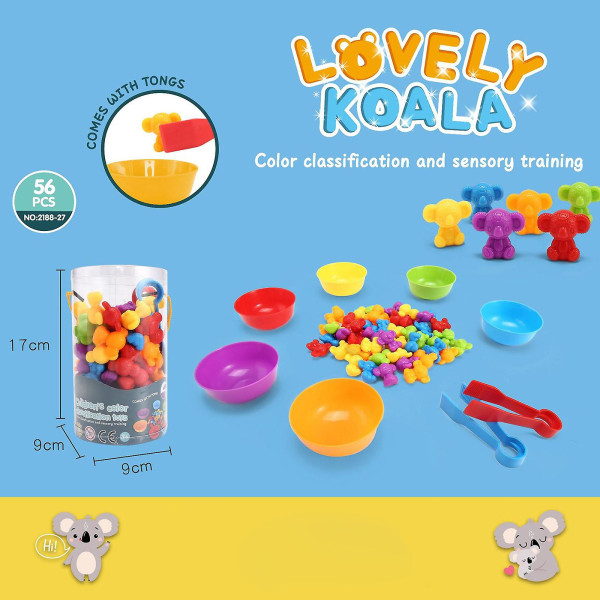 Barn Matematik Matchande Form Apparat Pedagogiska Set Leksaker Bordsspel Koala new product