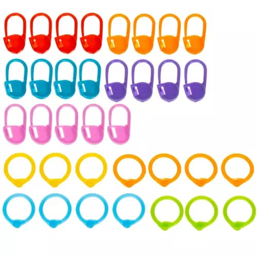 Kompletti Virkkaussetti 86 Osalla Säilytyslaukussa, Monivärinen multicolor