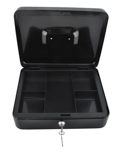 Rahalaatikko - 30x24x9cm Black Svart