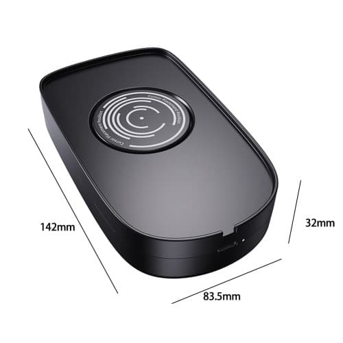 Mouse Jiggler Simulate Mouse Mover håller datorn aktiv trådlös mus Wiggler Black Svart