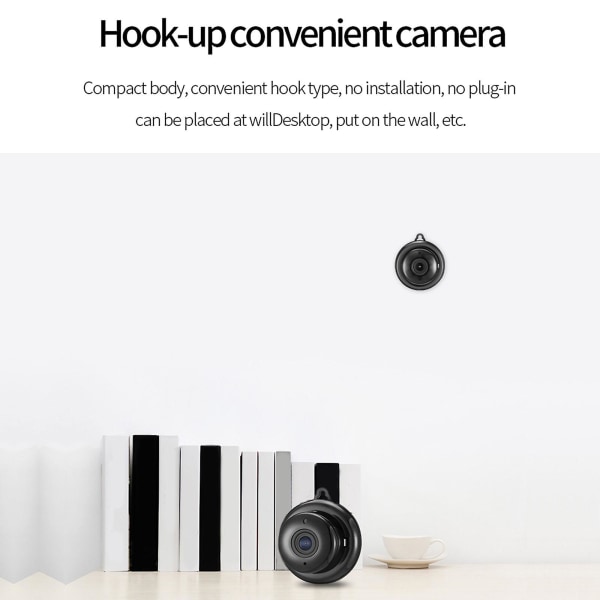 1080p trådlös säkerhetskamera för hemmet Wifi Smart Camera Wifi Camera för kontor