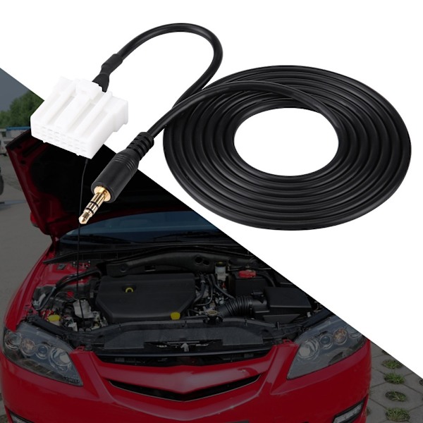 Bil Stereo Aux-kabeladapter 3,5 mm Jack CD-interface til Mazda 2 3 5 6 2006-2013 0.1