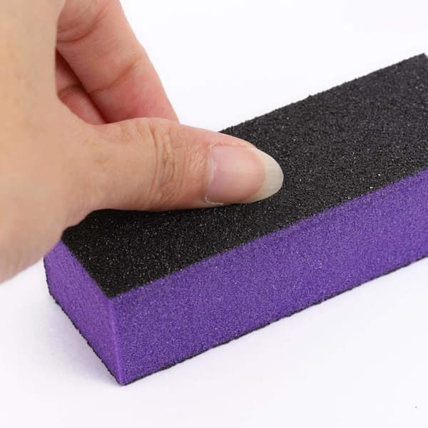 Kynsihiontablokki - SONGHUI - 20 kappaletta - karkeus 80/120 - 3 puolta - violetti/musta