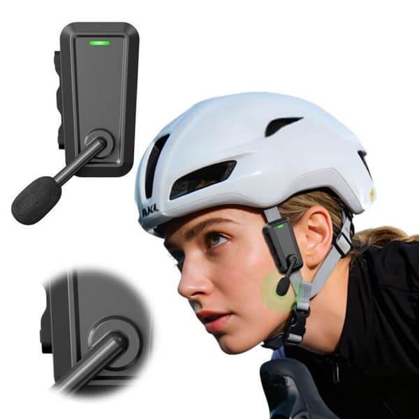 Trådlös Bluetooth 6.0 intercom för motorcykel, vattentålighetsklass IPX5.