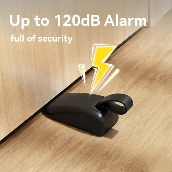 Dörrstoppalarm - YOVELLE - Unik modell - 120 dB - Dubbel läge - Bärbar
