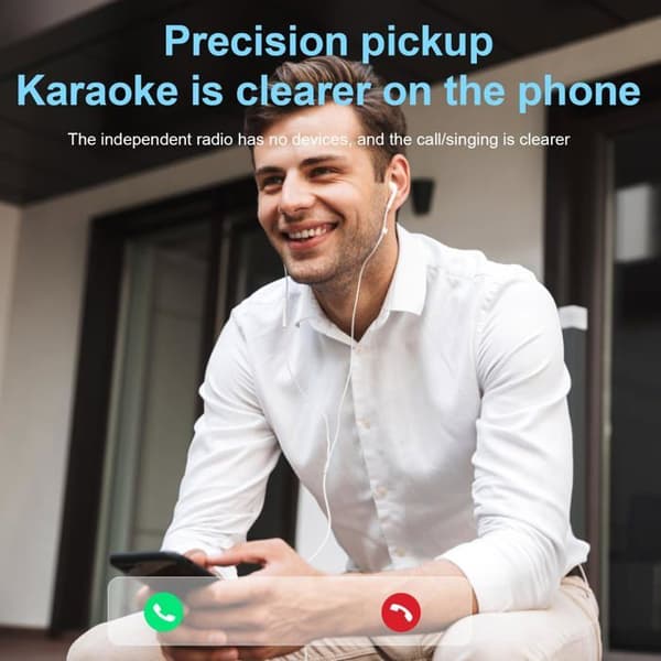 In-ear kablede høretelefoner - SONGHUI - Pakke 2 - USB-C - HD mikrofon - højfidelitets DAC