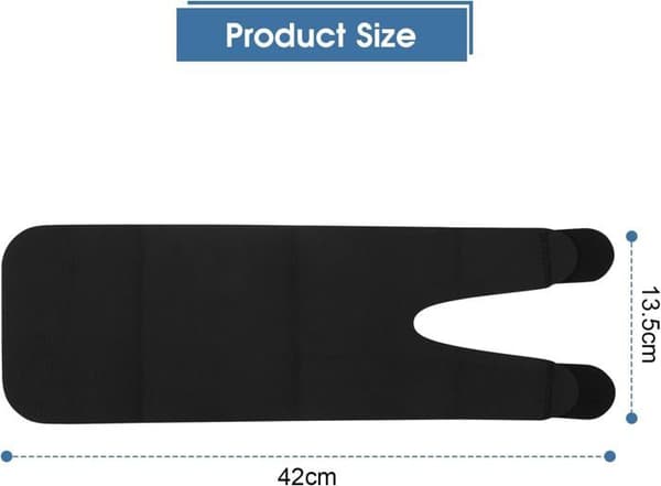 Puristusputki yläkäsivarrelle, bicepstendiniittituki, säädettävä, unisex Svart