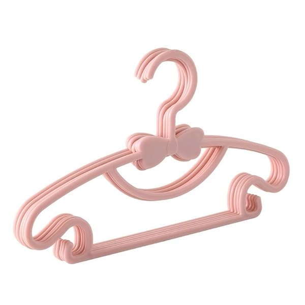 Barnklädhängare - S'AGRANDIR - 50-pack - Rosa - Antislipnotch - Stapelbara Ros
