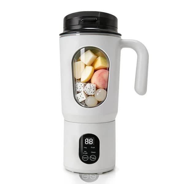 Bærbar smoothie mixer - SONGHUI - Beholder 580 ml - 50 W - USB-C genopladelig - 12 rustfrie stålblade