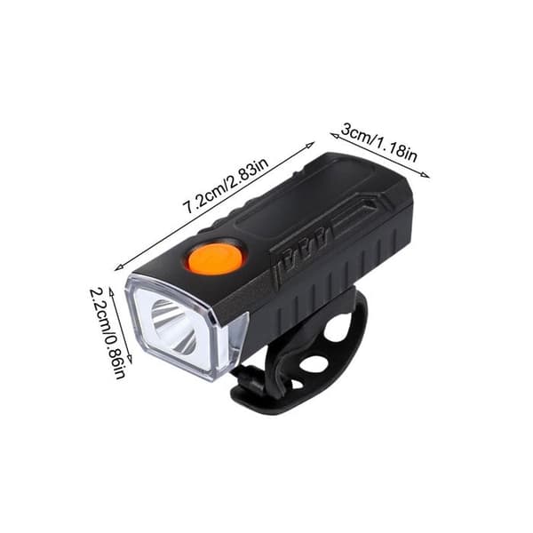 LED cykellygte - SONGHUI - Standard model - Vandtæt - Genopladelig USB - Styrmontering