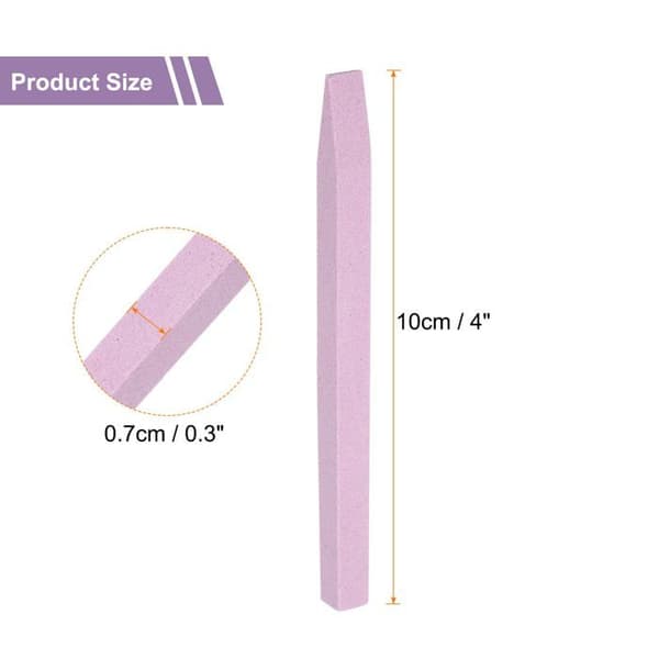 Nagelfil - SONGHUI - pimpsten - kompakt 10×0,7 cm - grön och rosa - set om 2