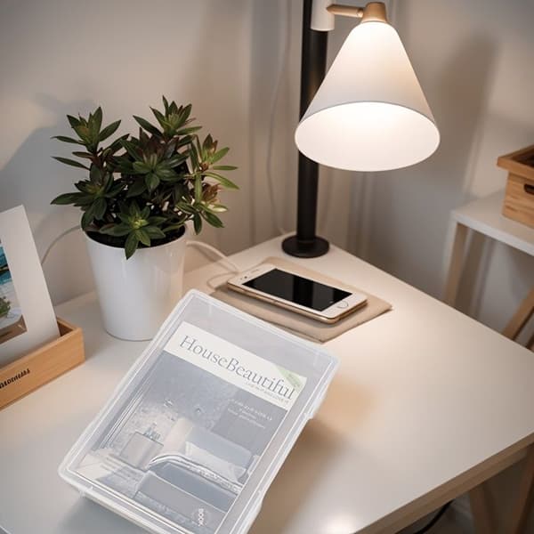 Opbevaringsboks - SONGHUI - Monobloc 24 cm - Gennemsigtig - Hængslet låg - Stabelbar
