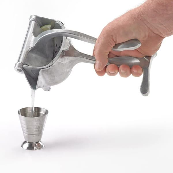Robust håndpresset citruspresser – Aluminium – Ideel til mixologi, madlavning og meget mere