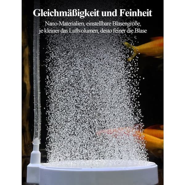 Luftdiffuser til akvarium til iltning (50 mm; luftpumpe og slange ikke inkluderet)