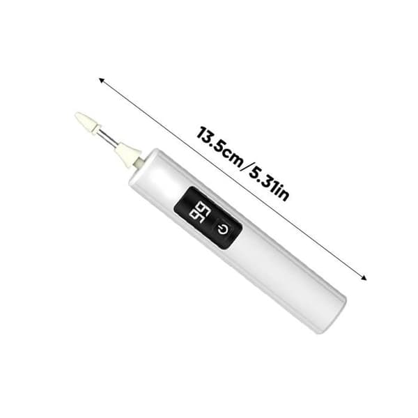 1 sæt elektrisk neglefil, inklusive 4 spidser, til pleje af hænder og fødder.