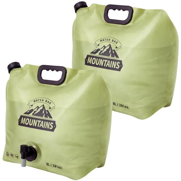 Camping vanddunk - SONGHUI - 2,1 gal (sæt af 2) - Sammenfoldelig - Vandtæt - Let