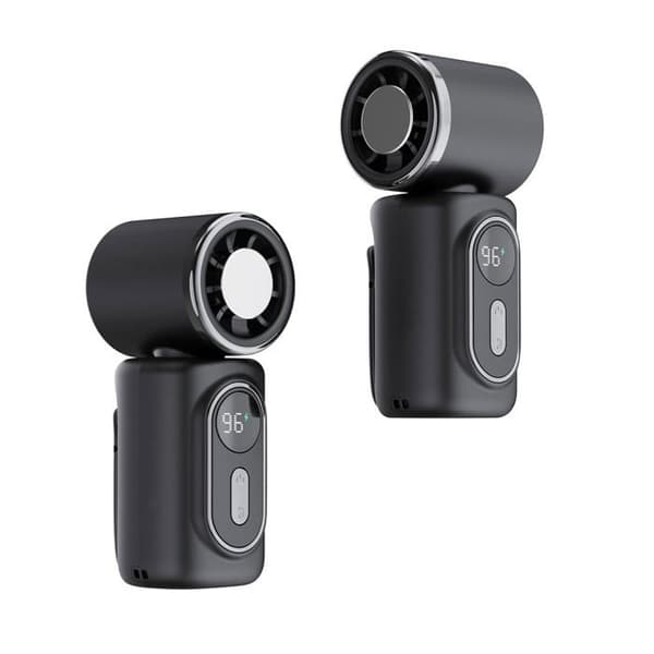 Bærbar ventilator - SONGHUI - Mini 3000 mAh - TEC-køling - LED-skærm 5 hastigheder - USB-C opladning