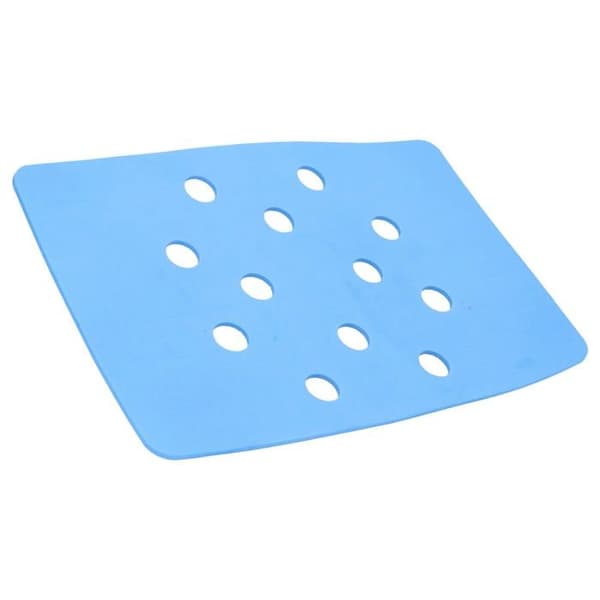 Brusekabine stolpude - SONGHUI - Standardmodel - Skridsikker - Perforeret åndbar - Vaskbar EVA blå