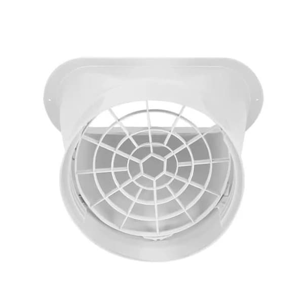Fönsteradapterkoppling - GRANDSALEY - 130 mm - Monoblock - Inbyggt filtreringsnät - Vit Vit