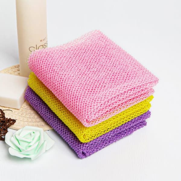 Kroppsskrubb - SONGHUI - Afrikansk skrubbduk 80x30cm - 100% nylon - Elastisk - Snabbtorkande