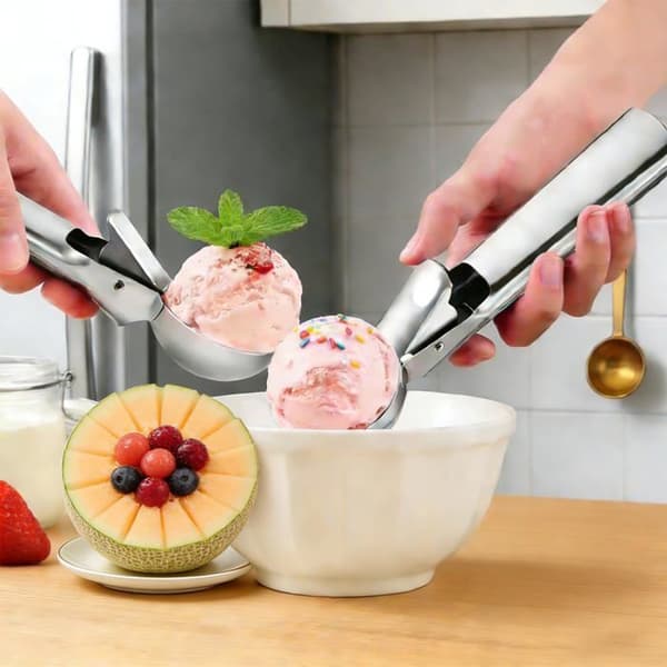 Is-ske - SONGHUI - Bærbar - Rustfrit stål - Non-stick overflade - Opvaskemaskinevenlig