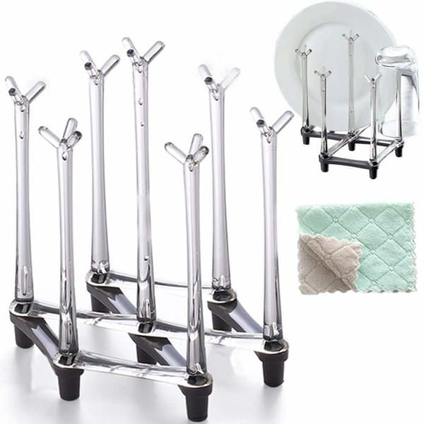 Nattehætte - SONGHUI - Blød elastik - Sæt med 2 sort/lilla - Størrelse 68 cm - Let satin