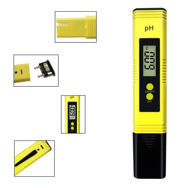 Bærbar digital pH-tester - FORSTØR - pH-pen 0,01 - LCD - Område 0–14