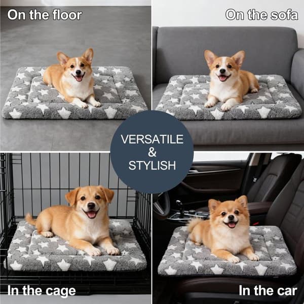 Hundemadras – Komfortabel pude til hundehus, alsidig seng til hunde- og kattebur, blød støtte