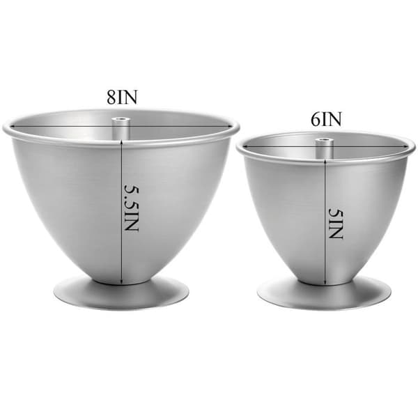 Kageforme - SONGHUI - To-delt forme - Dukke/prinsessekjole - Sæt 2 (20 cm & 15 cm) - Non-stick aluminium