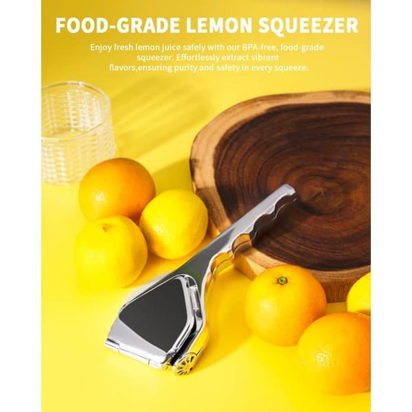 Håndpresset citrusfrugt - SONGHUI - Robust model - Rustfrit stål - Sammenfoldelig - Længde 18,5 cm