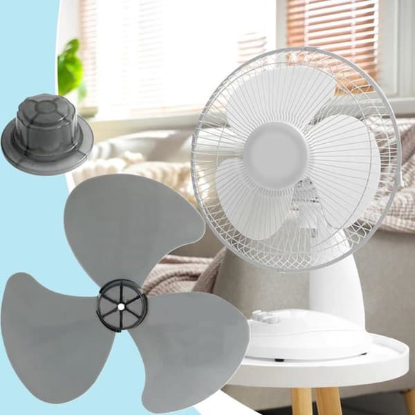 Fläktblad, 35 cm, fläktpropeller, takfläktblad, reservpropeller med tre blad