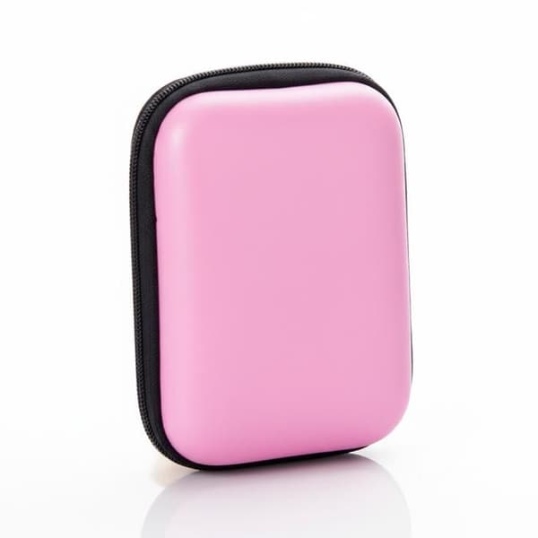 Rektangulær Opbevaringsetui Rosa Opbevaring af nøgler, dele, kabler, høretelefoner, små genstande
