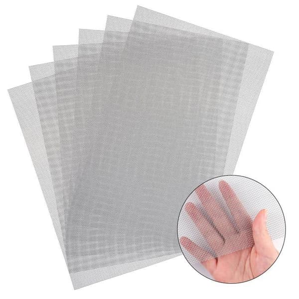 Metalnet i rustfrit stål - SONGHUI - Maske 20 (30×21 cm) - Sæt 6 - Rustfrit stål 304 - Vakuumgrad 52%